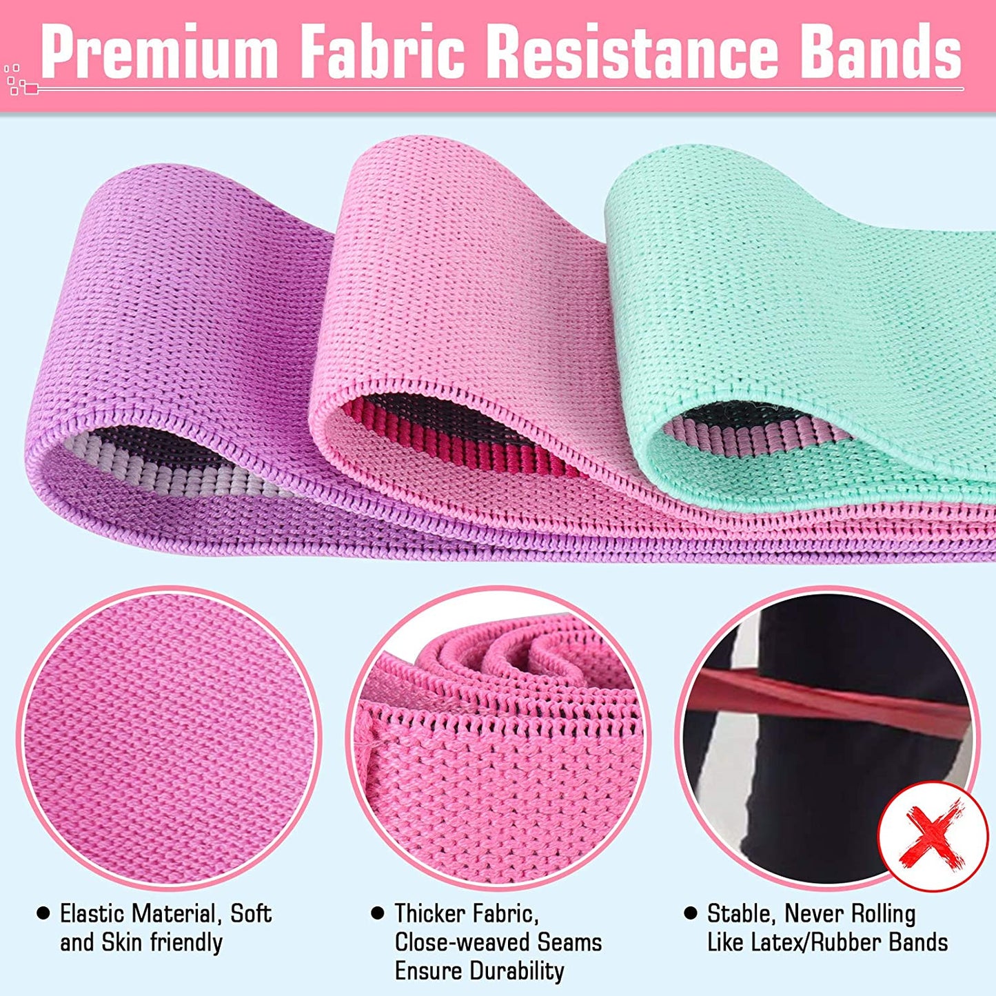 Resistance Bands For Legs And Butt