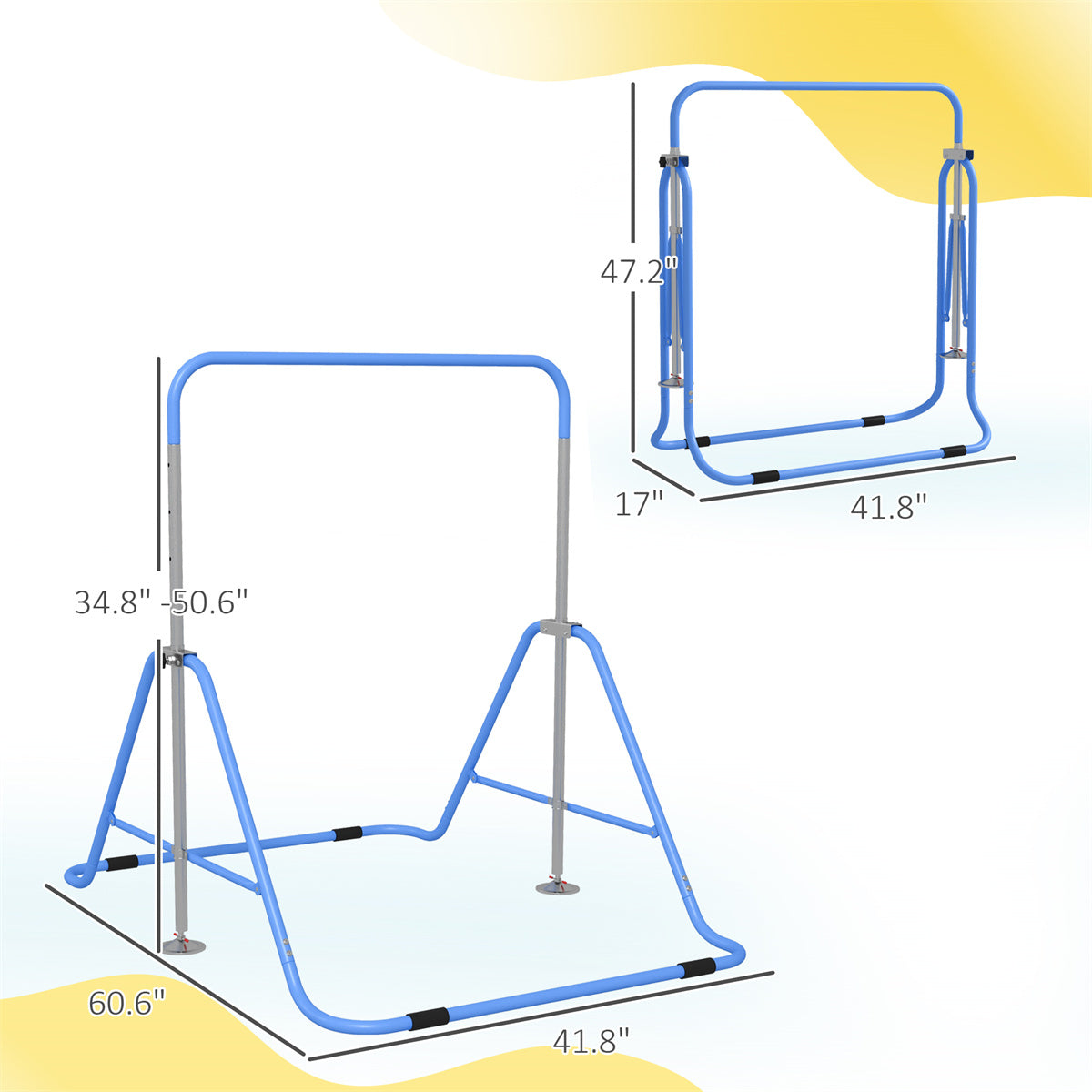 Folding Gymnastics Bar