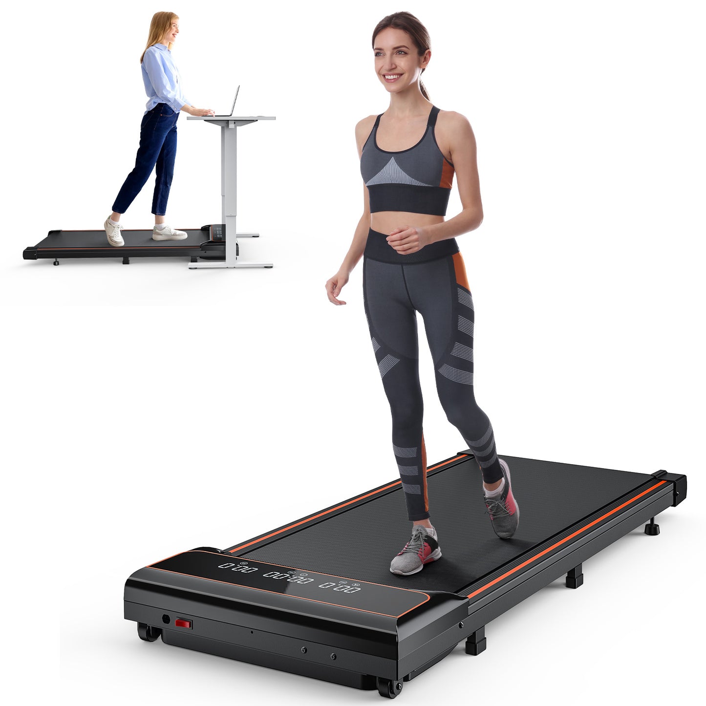 Walking Pad Treadmill – Compact & Portable Walking Pad, Quiet Operation